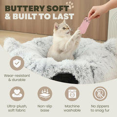 PurrPuff peekaboo openings image shows curiosity-friendly peek-through design.