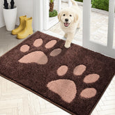 PURRUGS dirt-trapping door mat closeup shows dirt capture for cleaner entryways