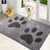 PURRUGS dirt trapping door mat front view with slim profile for easy door clearance