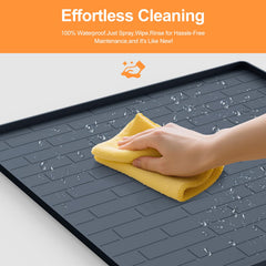 PUWANJILI waterproof easy-clean surface simplifies daily maintenance and odor control.