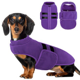 PUZAUKAL dog sweater adjustable neck belly straps for comfortable fit