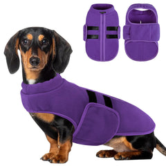PUZAUKAL dog sweater adjustable neck belly straps for comfortable fit