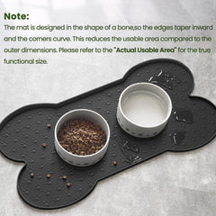 PWTAA thicker pet placemat offers durable feeding area for pets.