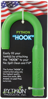 Python Hook side view demonstrates hands-free, spill-free refill.