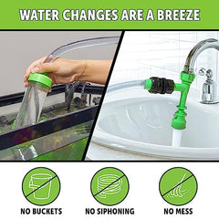 Python No Spill brass faucet adapter demonstrates secure faucet compatibility.