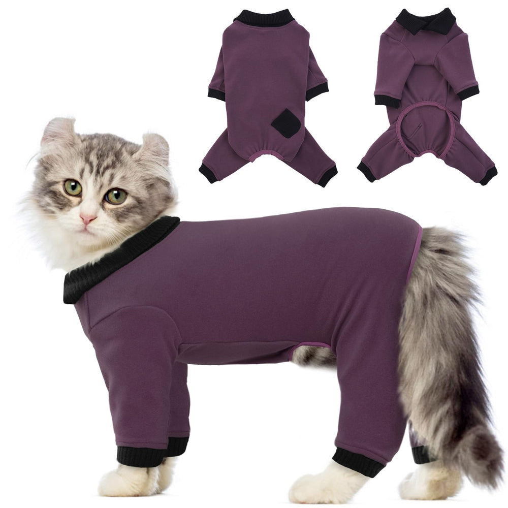 QBLEEV cat-pajamas-soft-material provides soft, lightweight comfort during wear