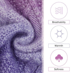 QBLEEV dog sweater elastic turtleneck close-up showing extra neck protection