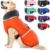 QBLEEV Warm Reflective Jacket front view demonstrates snug warmth for daily winter walks