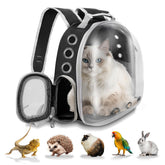 QDCKQIJI pet carrier backpack bubble window for easy pet visibility during travel.