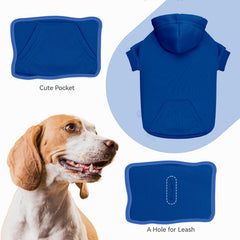 QDYU dog sweater blue xl interior soft fleece closeup highlights plush comfort