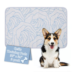 Qeils Pee Pad 36x24 shows a super-absorbent surface for moisture control.