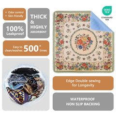 Qeils pad's absorbent cotton layer quickly soaks moisture, reducing floor dampness.