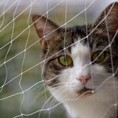 Qesonoo cat balcony net-hole-size 25mm ensures secure openings for pets