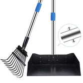 Qimh upgraded dog pooper scooper tray enables fast, high-capacity cleanup.