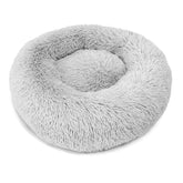 Cama dona Qinxuepet de 21,5 pulgadas gris claro para descanso suave.