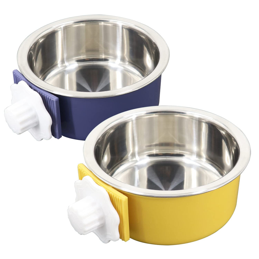 Qiyadin dog crate bowl inner stainless for easy cleaning and safe meals.