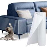 Qlyxang Cat Scratch Protector roll full view provides large, clear coverage for furniture protection