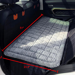 QPK backseat dog bed mat showing non-slip bottom for secured positioning.