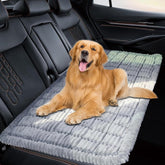 QPK backseat dog bed mat with soft flannel surface delivering cozy comfort on rides.
