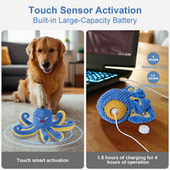 Qraxond Octopus motion sensor activation demonstrating automatic bounce