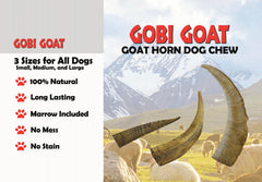 QT Dog Gobi Horn small pack multipack—long-lasting chews for heavy chewers.