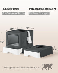 Qualasision large-capacity litter tray for big cats and multi-cat households.