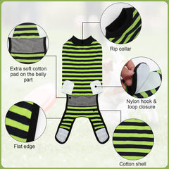 QUEARN recovery onesie pocket-underbelly with protective pocket for pads