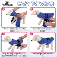 Queenmore dog sweater pullover design for easy on and off and comfortable fit.