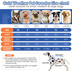 Queenmore dog sweater turtleneck warmth for chilly outdoor walks.
