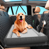 QUIBBLICK backseat pet bed mat soft fabric close-up for cozy naps