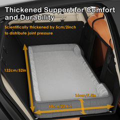 QUIBBLICK backseat pet bed mat washable materials for easy cleaning