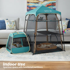 Quick-Up Extra Large Catio Tunnel close-up for secure exploratory passage.