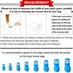 QUMY dog shoes with reflective straps for nighttime visibility and safety