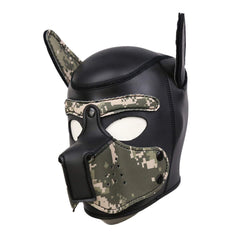QUYUWOWO neoprene head mask with adjustable strap for secure wear