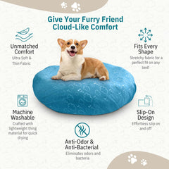 Qwazy Cupcake Cloud Nine compatible with round and rectangular beds.