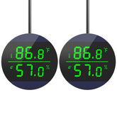 QZQ Reptile thermometer humidity front view for precise tank climate tracking