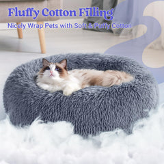 rabbitgoo cat bed machine washable for easy cleanups after cozy naps