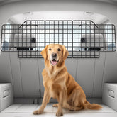 Rabbitgoo dog car barrier installed in SUV keeps pets safe and front-seat free