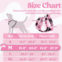rabbitgoo dog harness closeup with three quick-release buckles for easy on and off.