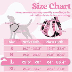 Rabbitgoo large harness with three quick-release buckles for easy on-off.
