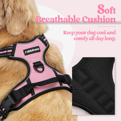 Rabbitgoo dog harness back-clip for casual walks and jogging