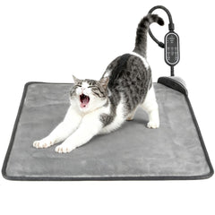 Rasfalo heating pad control panel, easy timer and temperature settings for pets.