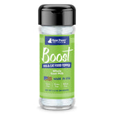 Raw Paws Boost: polvo de leche de cabra entera sobre croquetas, sabor natural.