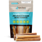 Raw Paws jumbo bully sticks 6in pack for long-lasting chews