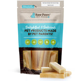Raw Paws packaging for Himalayan Yak Chews highlights long-lasting small-breed suitability.