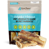 Raw Paws smoked beef marrow bones 6-inch pack offers a long-lasting chew.