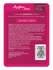 Rawz Aujou Aku tuna-salmon cat food pouches closeup showing texture
