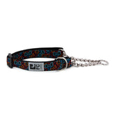 RC Pets Bones martingale collar 0.6 inch close-up for gentle correction and fit