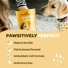 Ready Pet Go Turmeric for Dogs chews suit all breeds, from tiny pups to large dogs.