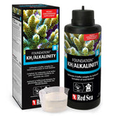 Red Sea Reef Foundation B Alkalinity bottle pour enables easy reef tank dosing.
